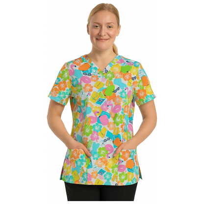 Women's WhiteCross Printed Top SALE
