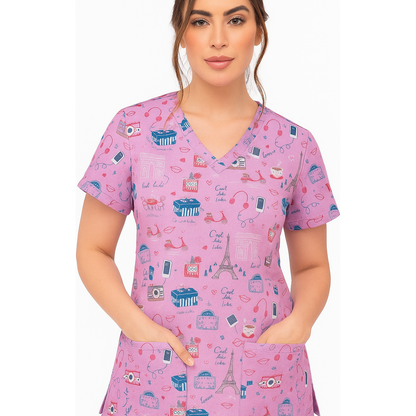 Women's WhiteCross Printed Top SALE