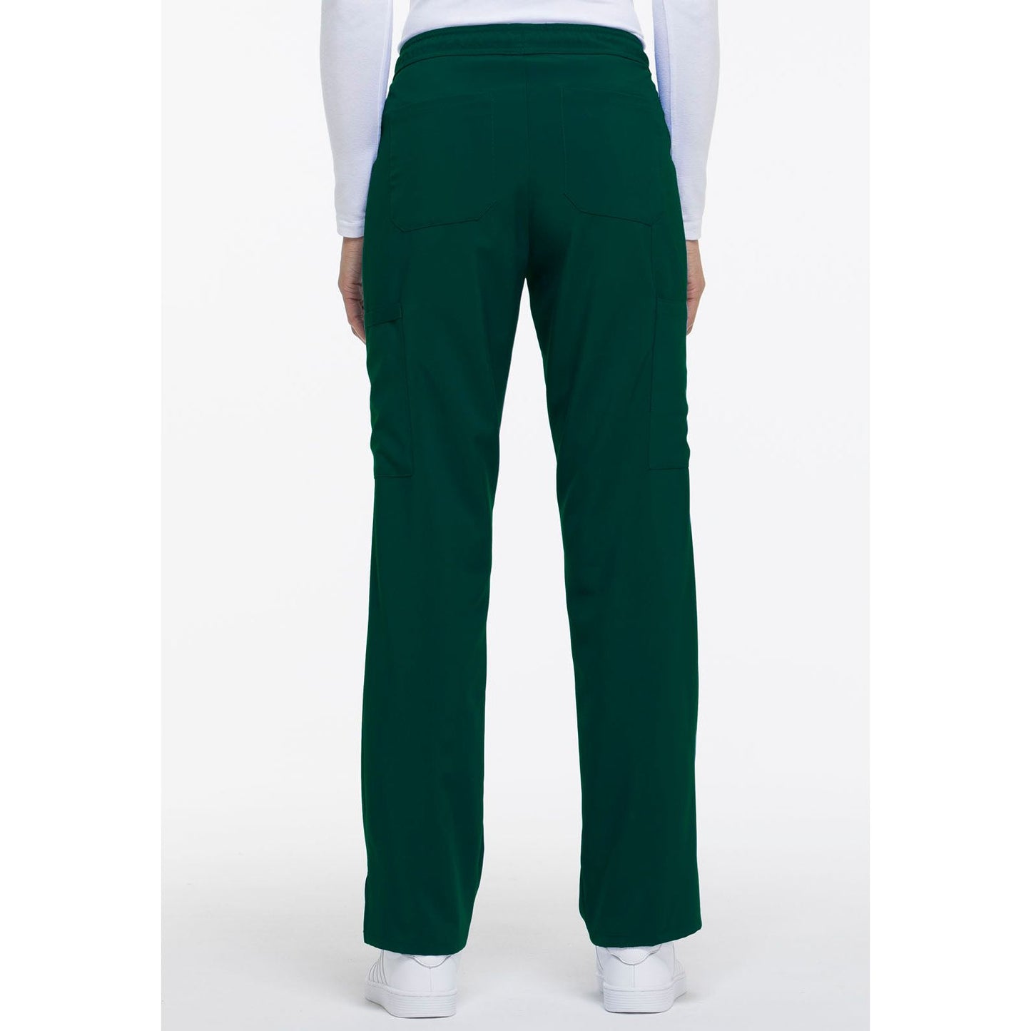 Mid Rise Straight Leg Drawstring Pant
