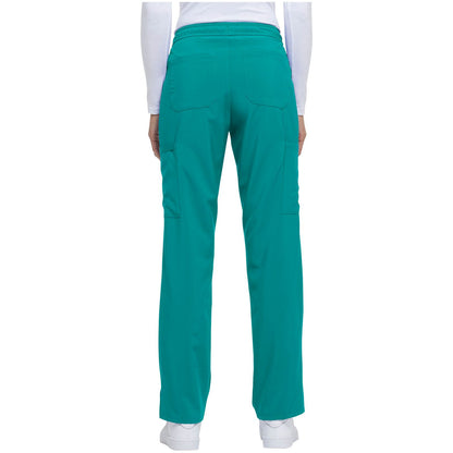 Mid Rise Straight Leg Drawstring Pant