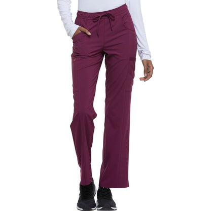 Mid Rise Straight Leg Drawstring Pant
