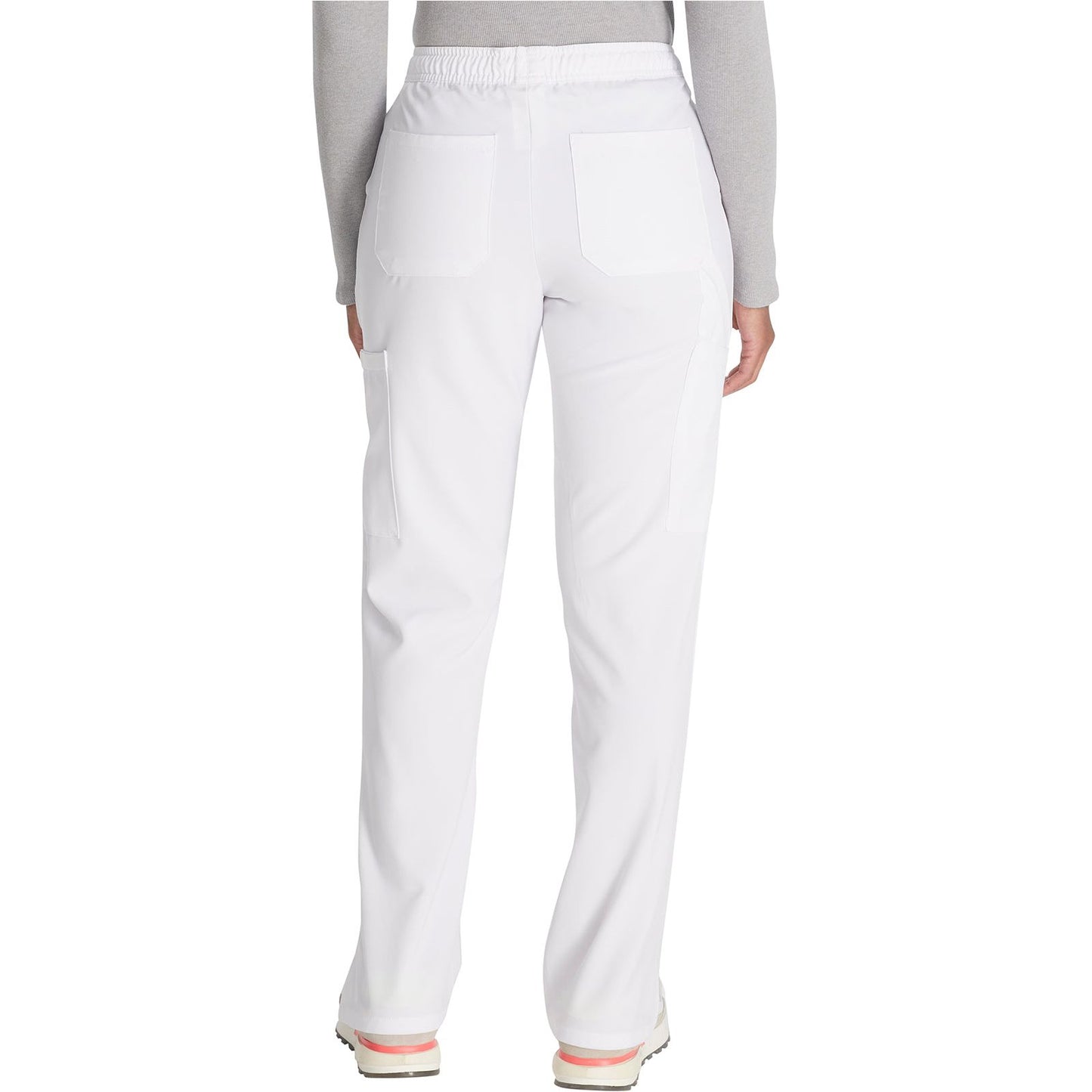 Mid Rise Straight Leg Drawstring Pant