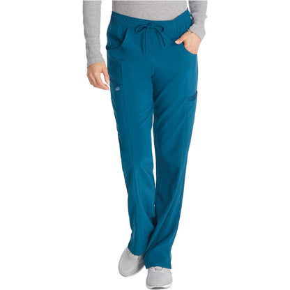 Mid Rise Straight Leg Drawstring Pant