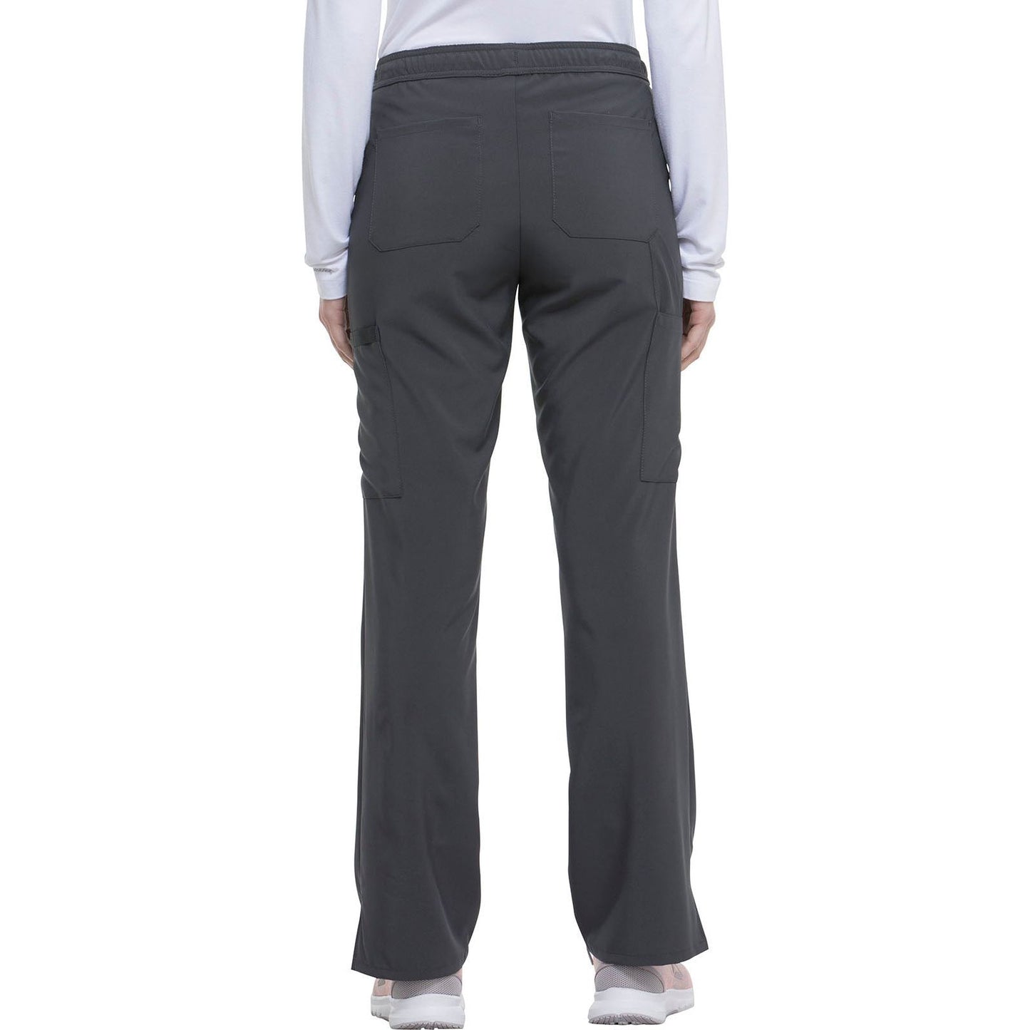 Mid Rise Straight Leg Drawstring Pant