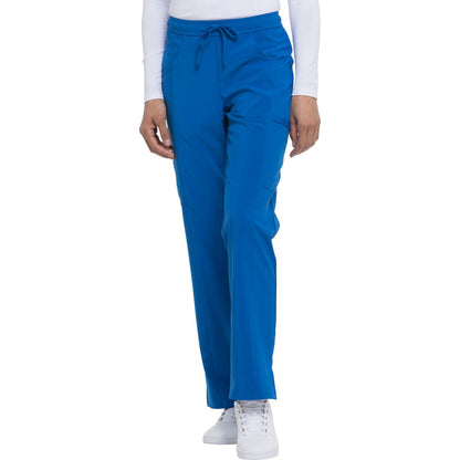 Mid Rise Straight Leg Drawstring Pant