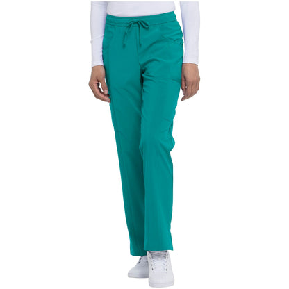 Mid Rise Straight Leg Drawstring Pant