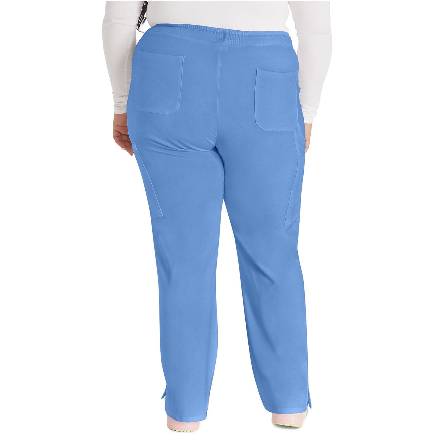 Mid Rise Straight Leg Drawstring Pant
