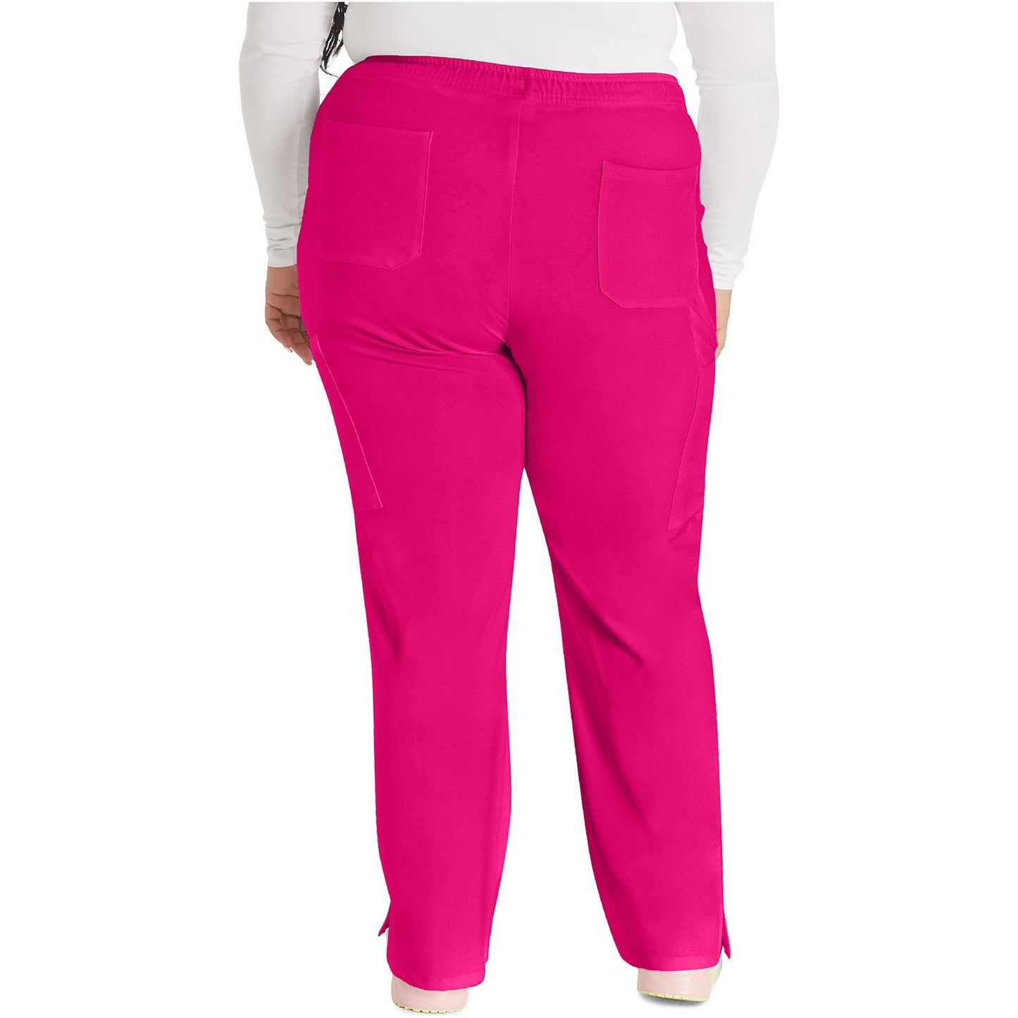 Mid Rise Straight Leg Drawstring Pant