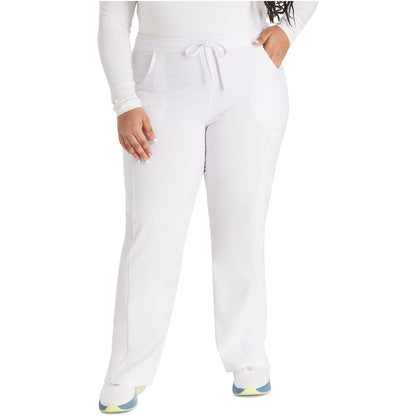 Mid Rise Straight Leg Drawstring Pant