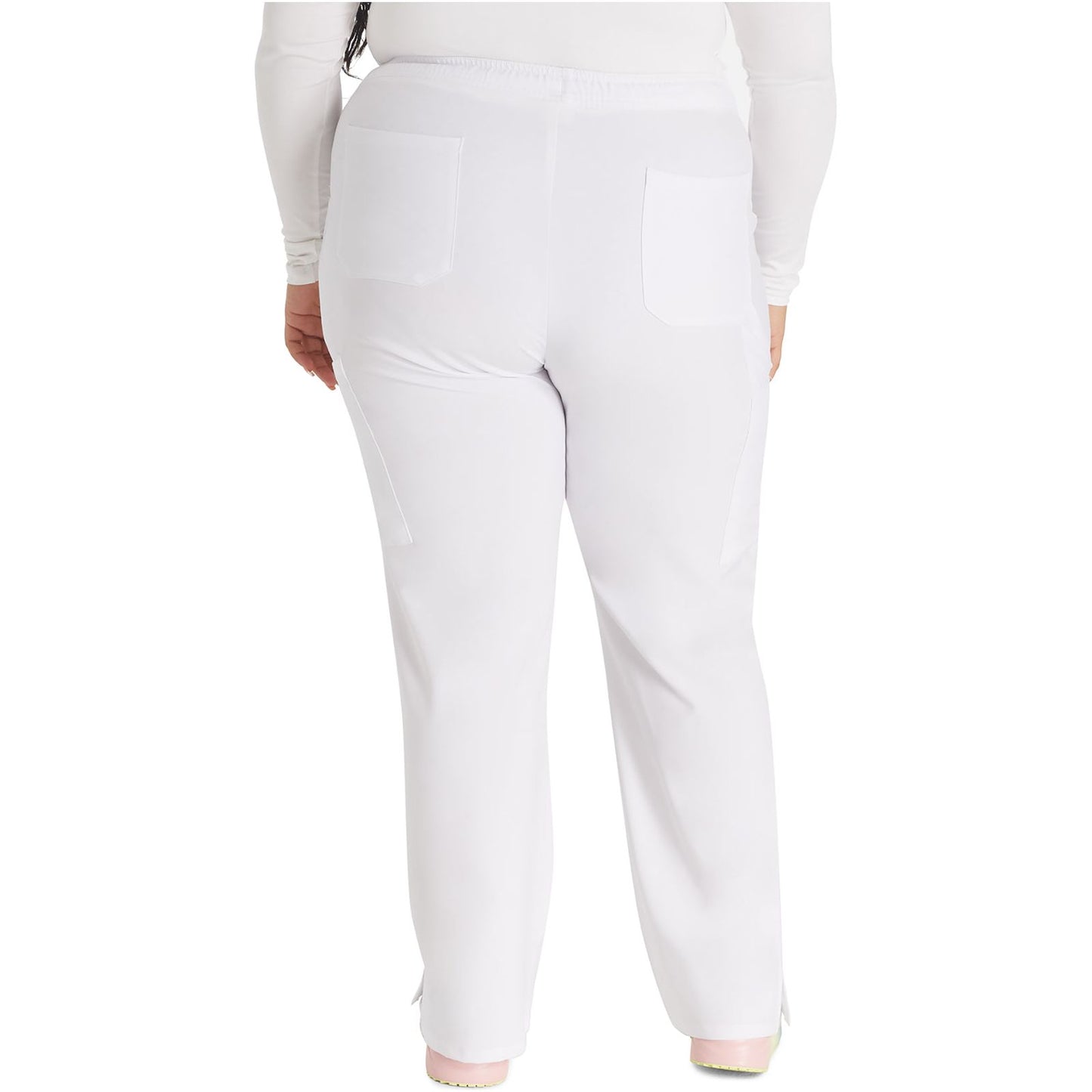 Mid Rise Straight Leg Drawstring Pant