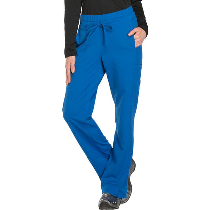 Mid Rise Straight Leg Drawstring Pant