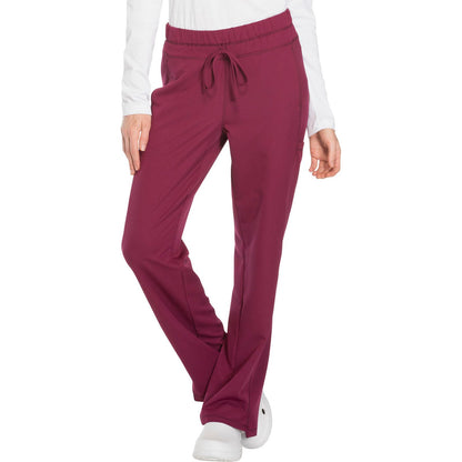 Mid Rise Straight Leg Drawstring Pant
