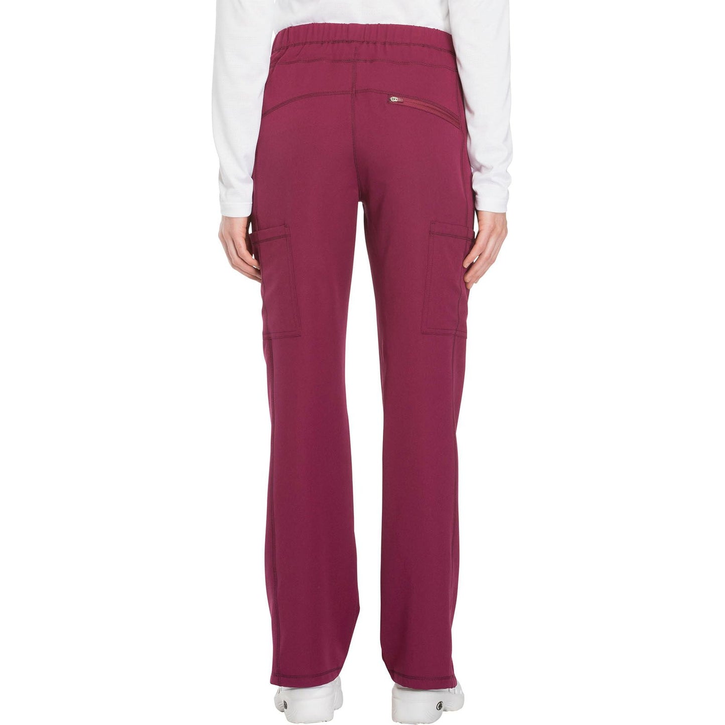 Mid Rise Straight Leg Drawstring Pant