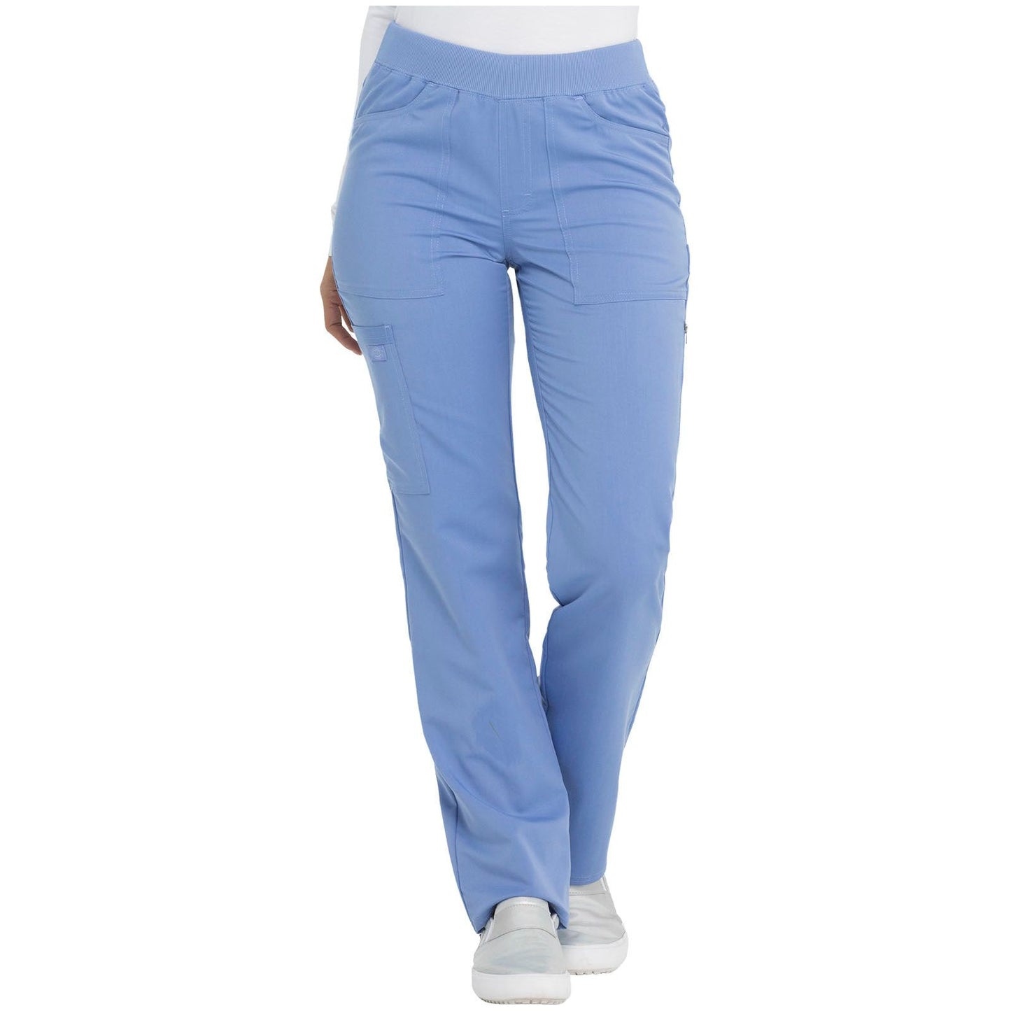 Mid Rise Tapered Leg Pull-on Pant