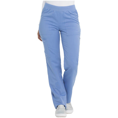 Mid Rise Tapered Leg Pull-on Pant