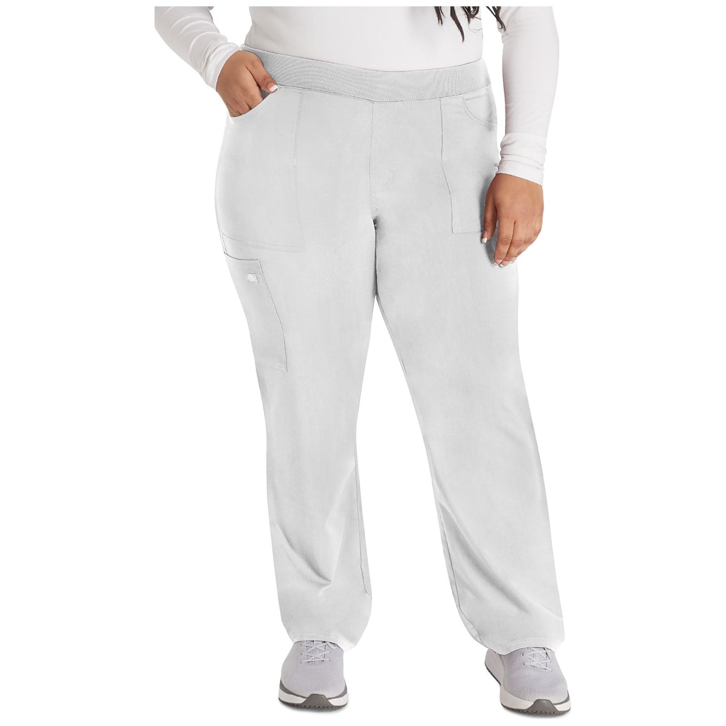 Mid Rise Tapered Leg Pull-on Pant