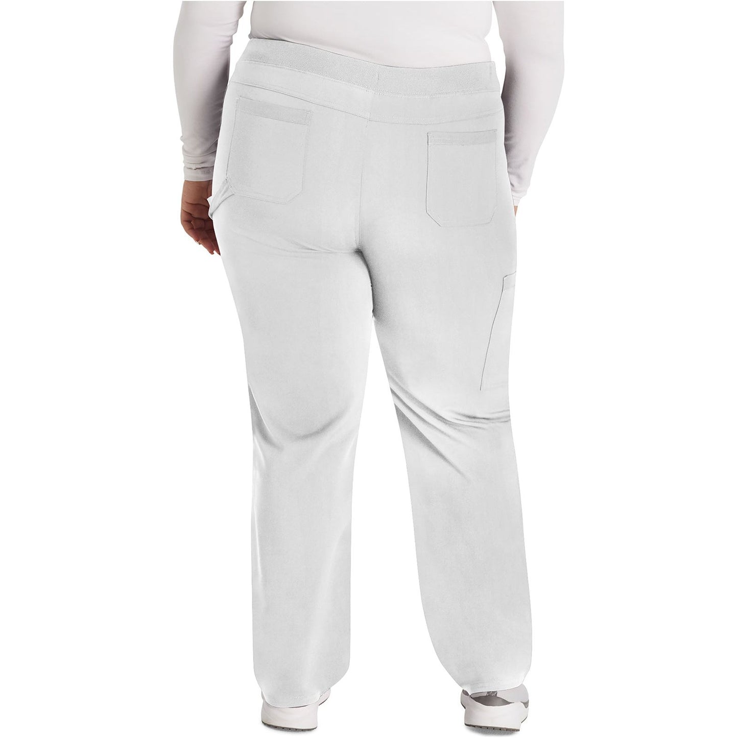 Mid Rise Tapered Leg Pull-on Pant