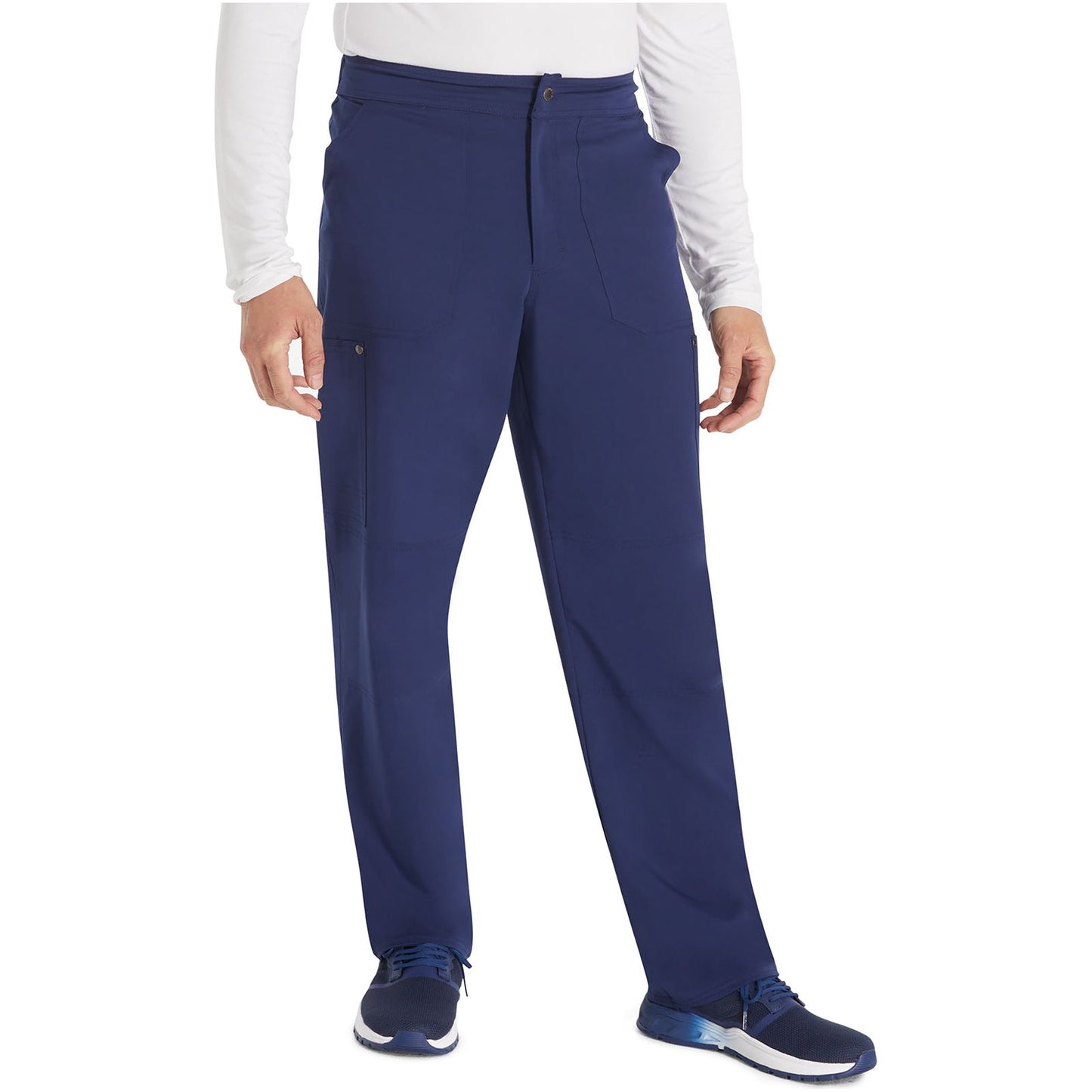 Men's Mid Rise Zip Fly Straight Leg Pant