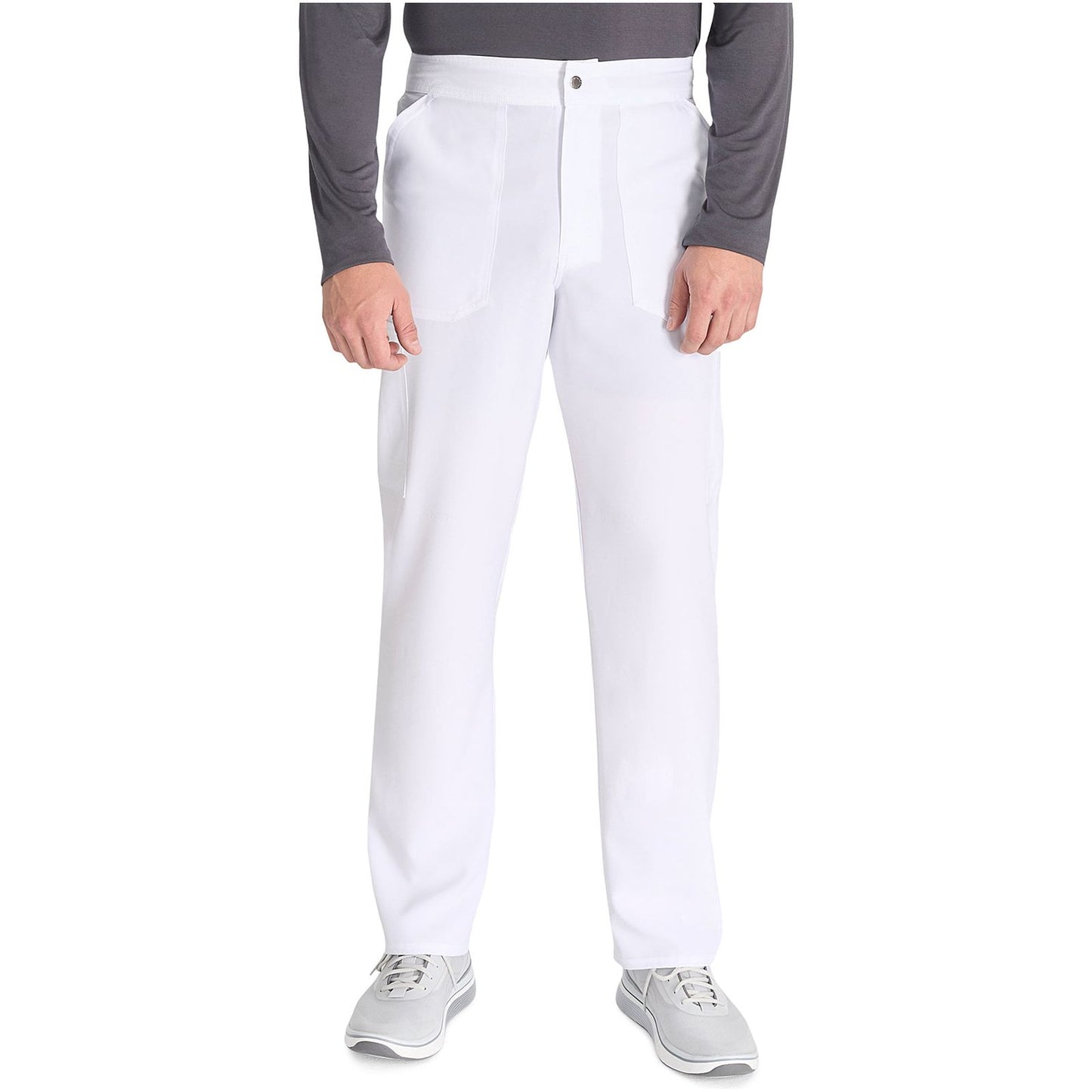 Men's Mid Rise Zip Fly Straight Leg Pant