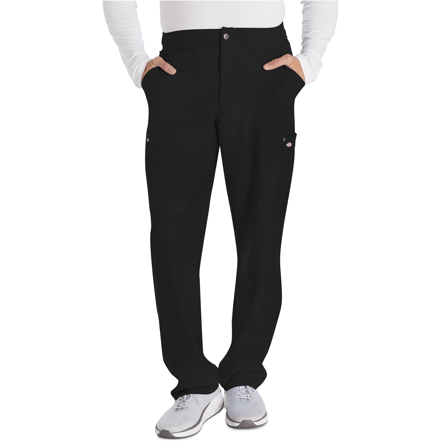 Men's Mid Rise Zip Fly Straight Leg Pant