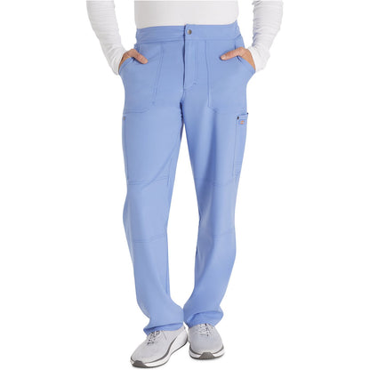 Men's Mid Rise Zip Fly Straight Leg Pant