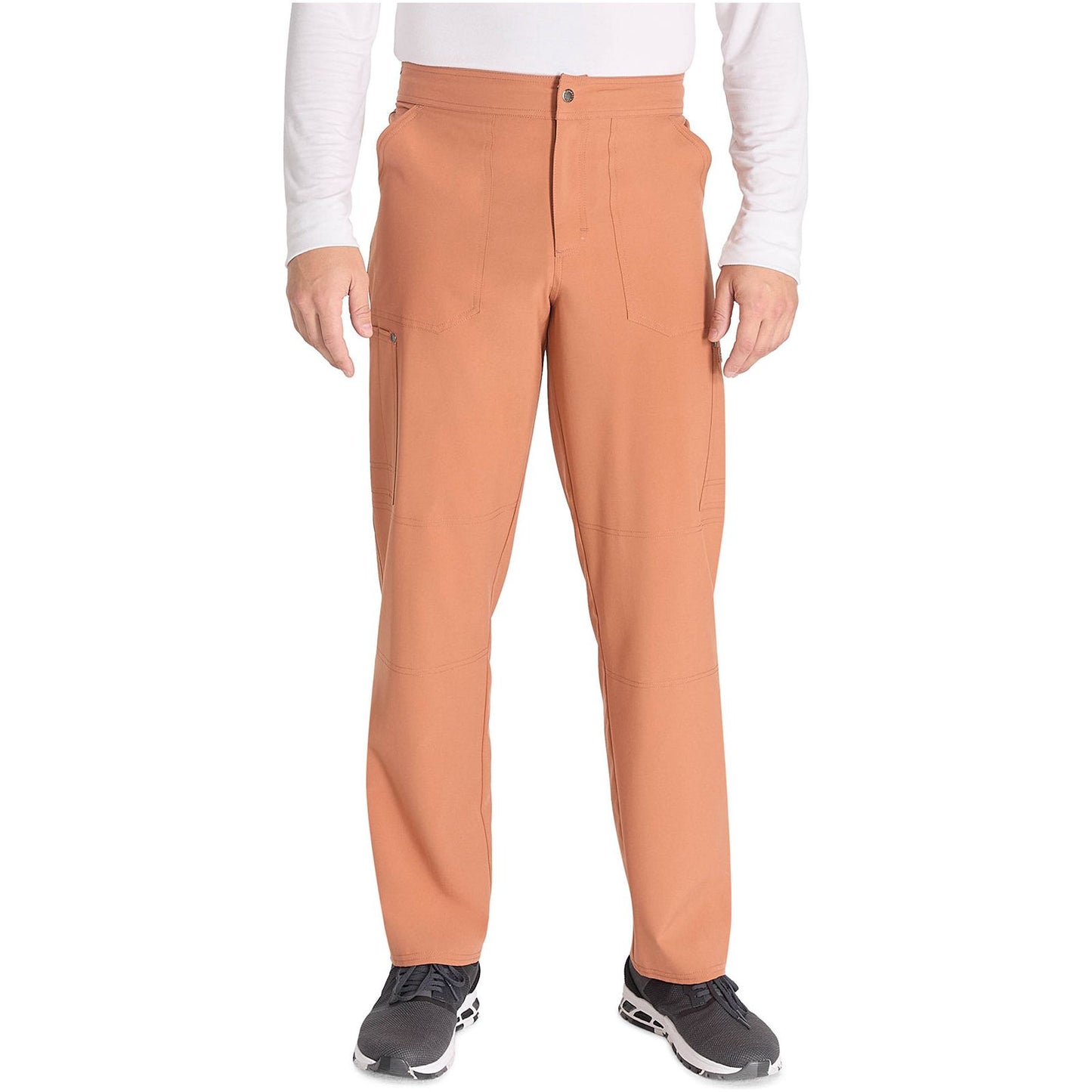 Men's Mid Rise Zip Fly Straight Leg Pant