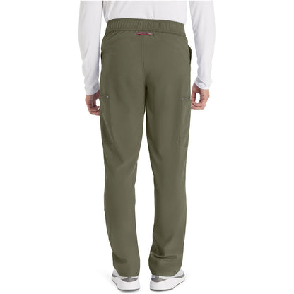 Men's Mid Rise Zip Fly Straight Leg Pant