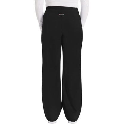 Mid Rise Zip Fly Wide Leg Cargo Pant