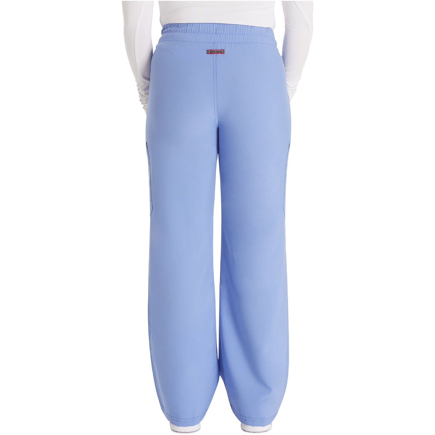 Mid Rise Zip Fly Wide Leg Cargo Pant