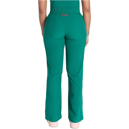 Mid Rise Zip Fly Wide Leg Cargo Pant
