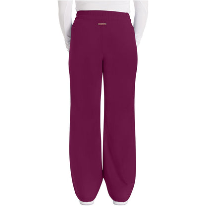 Mid Rise Zip Fly Wide Leg Cargo Pant