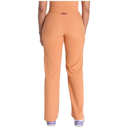 Mid Rise Zip Fly Wide Leg Cargo Pant