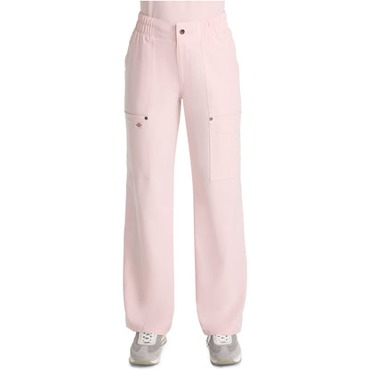 Mid Rise Zip Fly Wide Leg Cargo Pant