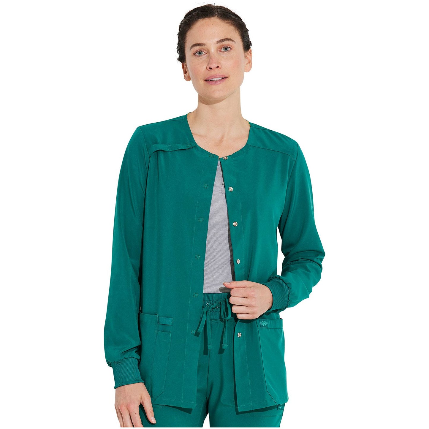 Snap Front Warm-up Jacket