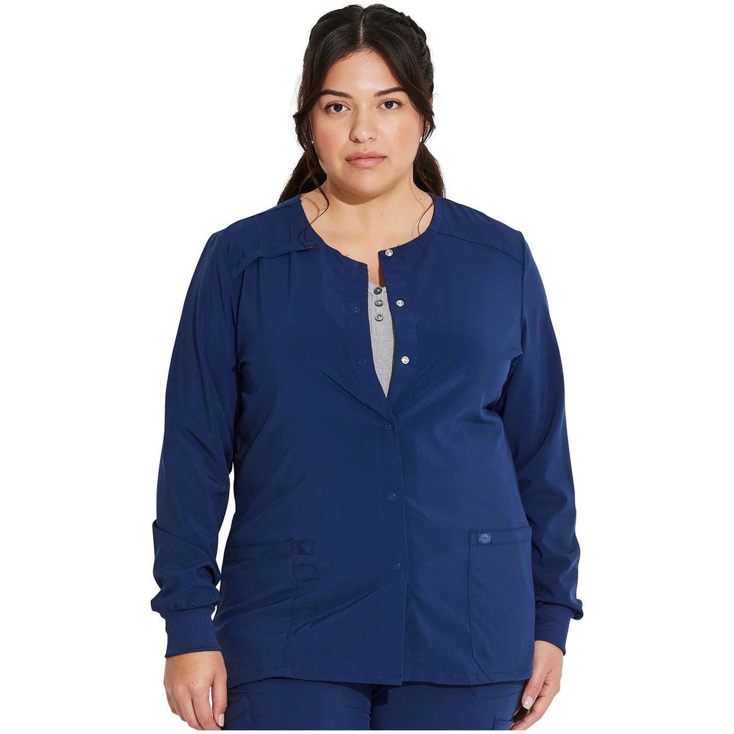 Snap Front Warm-up Jacket