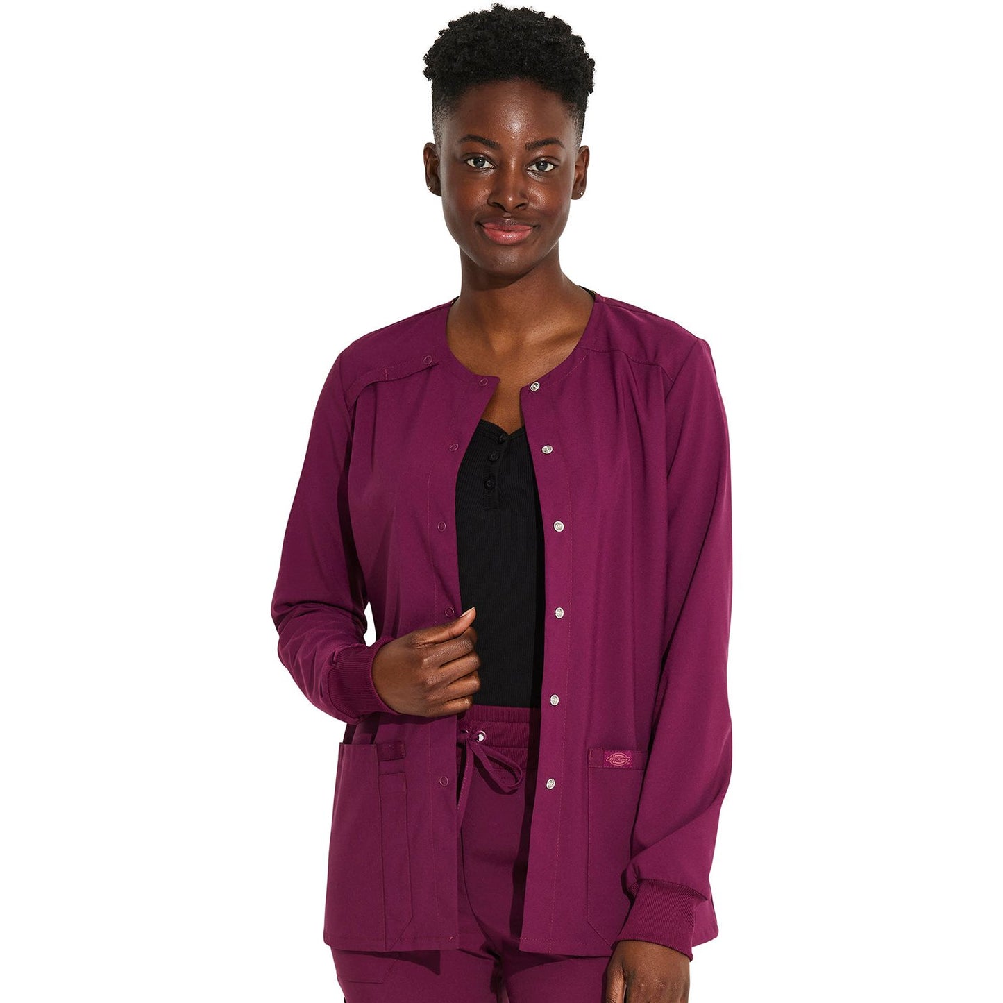 Snap Front Warm-up Jacket