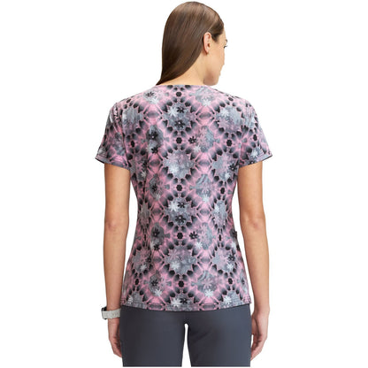 V-Neck Print Top