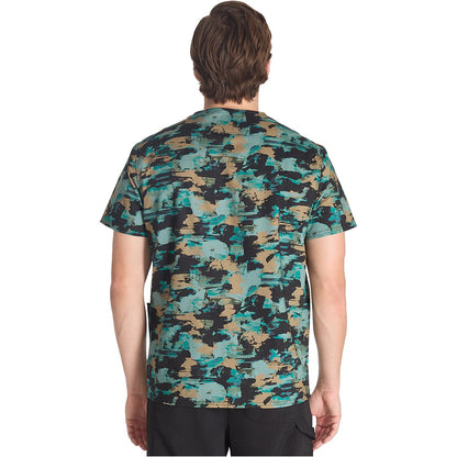 Men's V-Neck Print Top