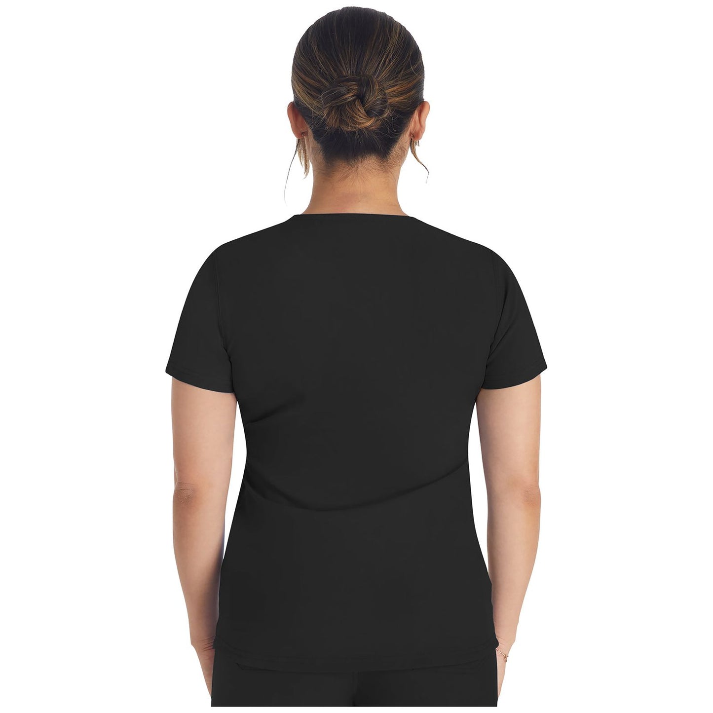 Round Neck Henley Top