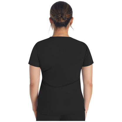 Round Neck Henley Top