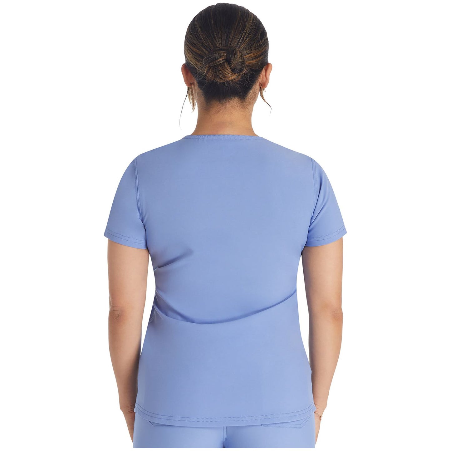 Round Neck Henley Top