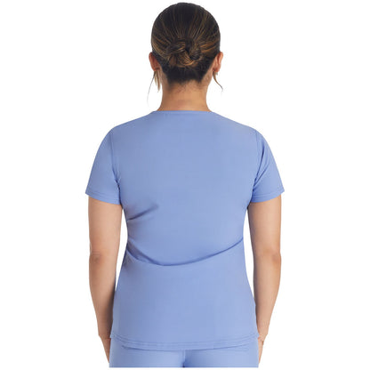 Round Neck Henley Top