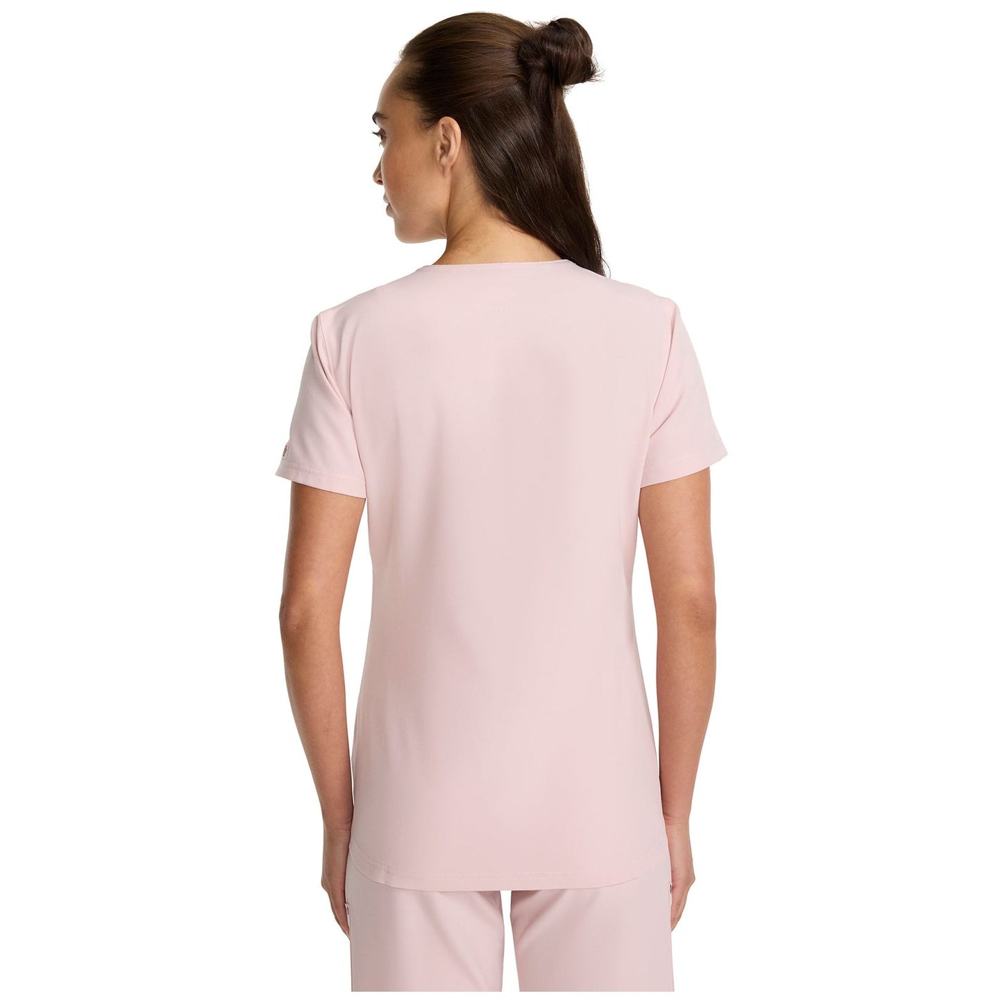 Round Neck Henley Top