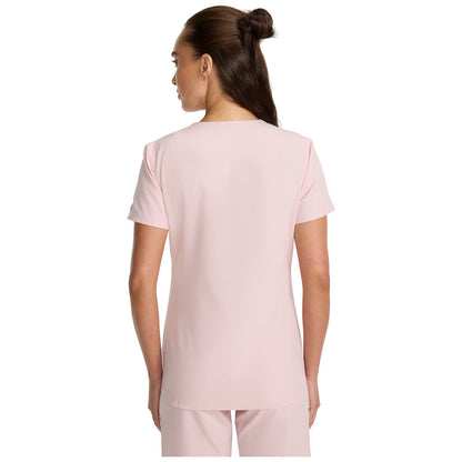 Round Neck Henley Top