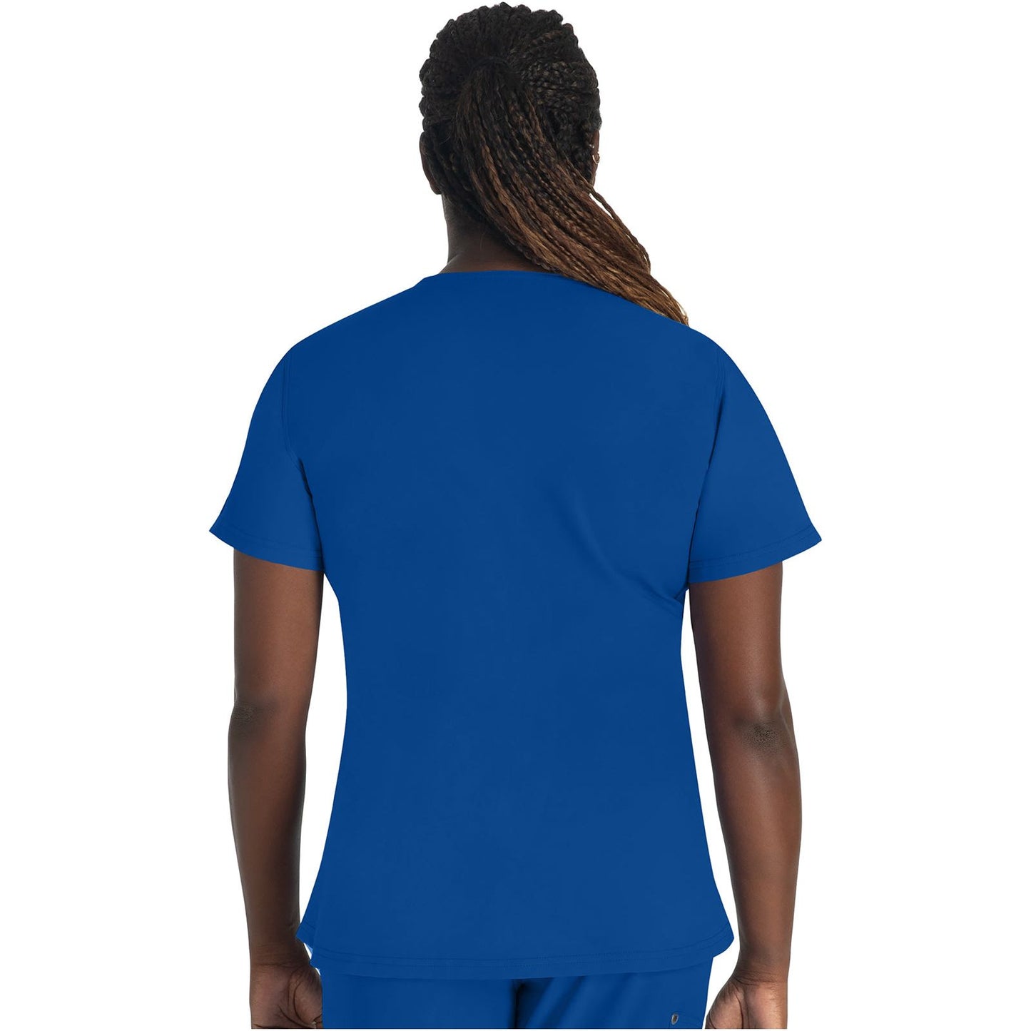 Round Neck Henley Top