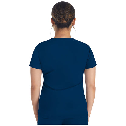 Round Neck Henley Top