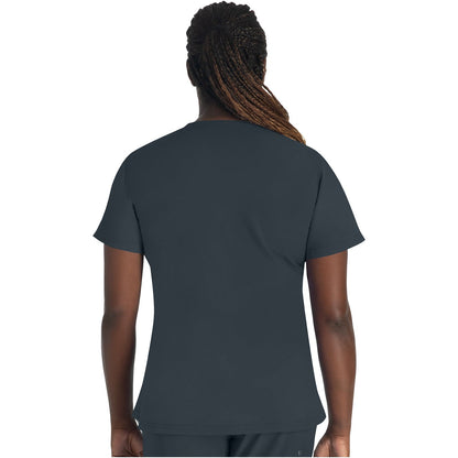 Round Neck Henley Top