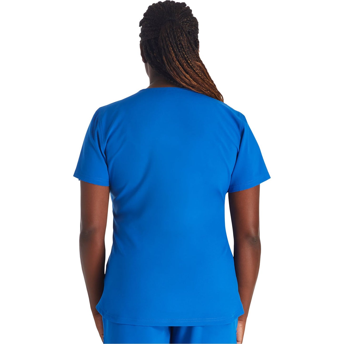 Round Neck Henley Top