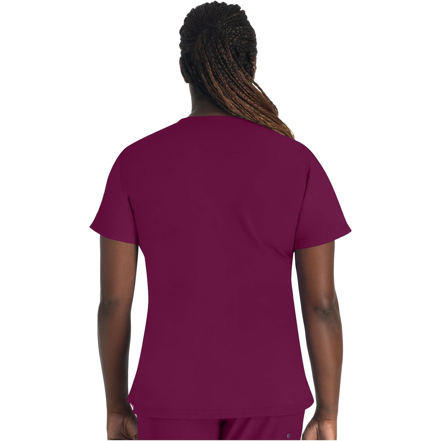 Round Neck Henley Top