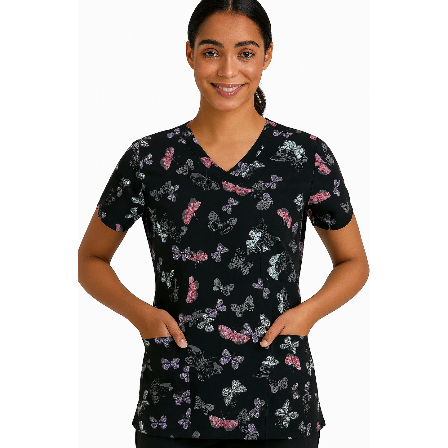 Women's WhiteCross Printed Top G617FAN SALE
